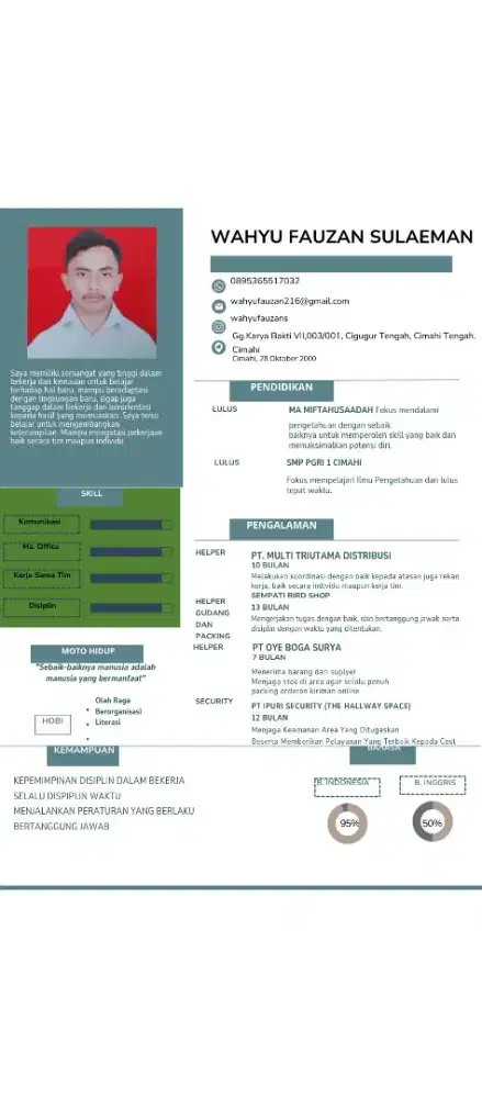 Mencari lowongan apapun