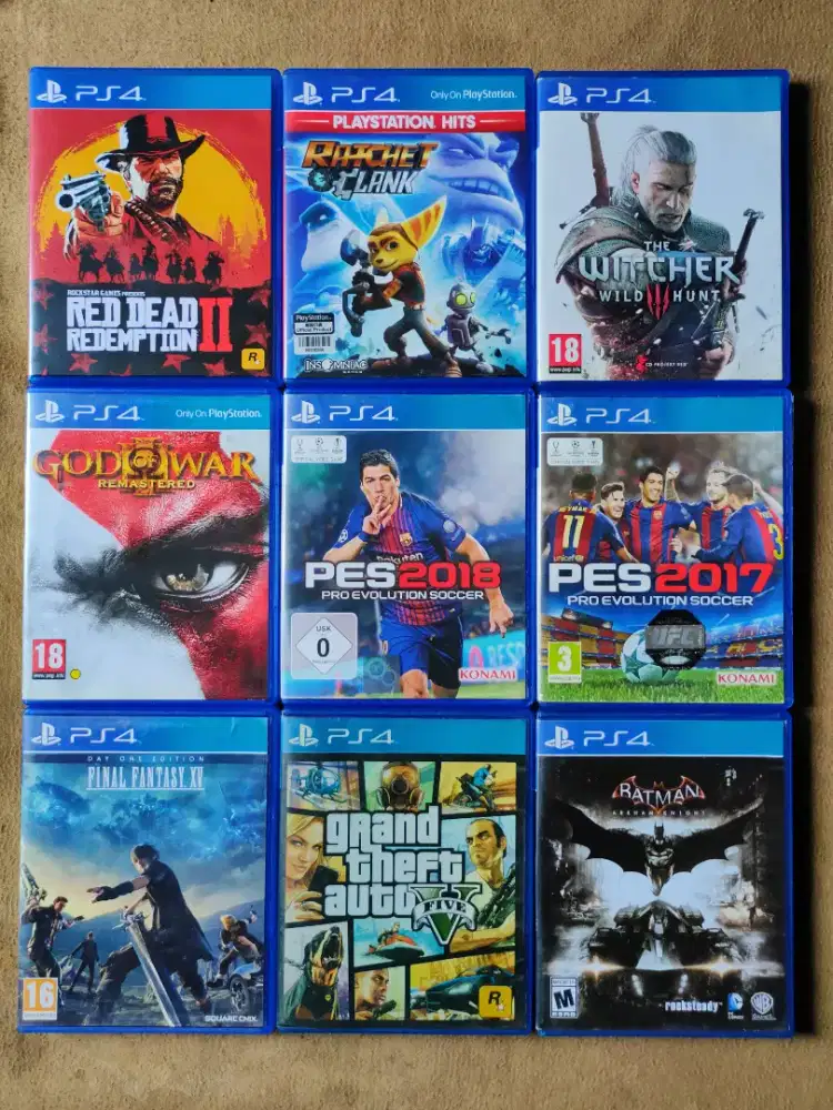 Dijual kaset PS4