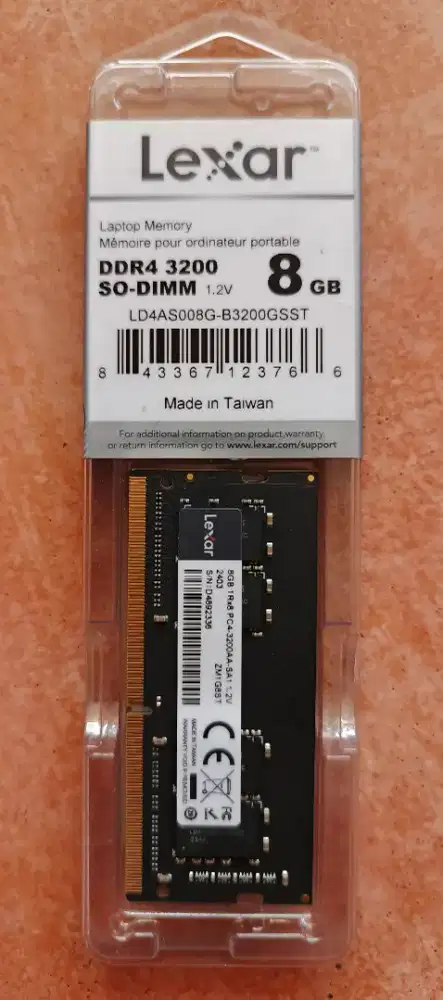 Ram Lexar 8GB DDR4 3200MHZ