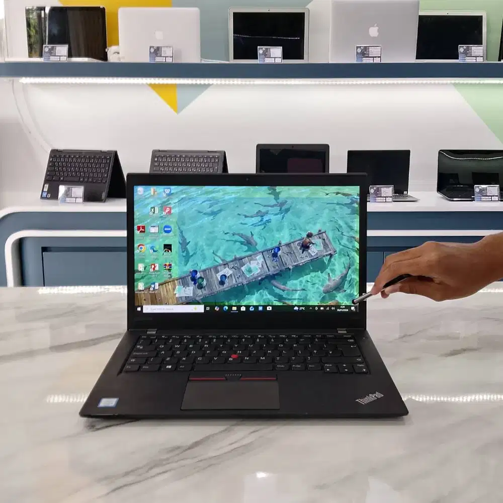 (L06)LAPTOP Touchscreen Bisa Untk Kerja Lenovo RAM8 SSD128 BISA COD