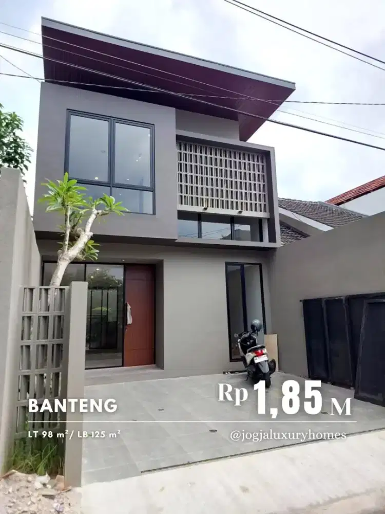 Dijual Rumah Baru Bonus Furniture di Banteng dekat Jalan Kaliurang