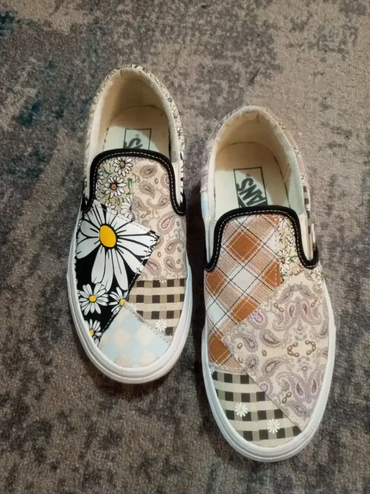 Vans Slip On Meadow Patchwork Size 38