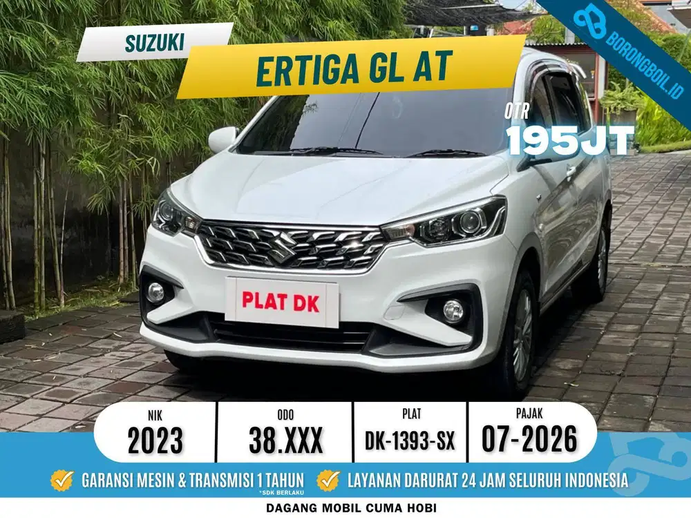 TERMURAH!!ERTIGA GL AT 2023 PUTIH FAVORIT