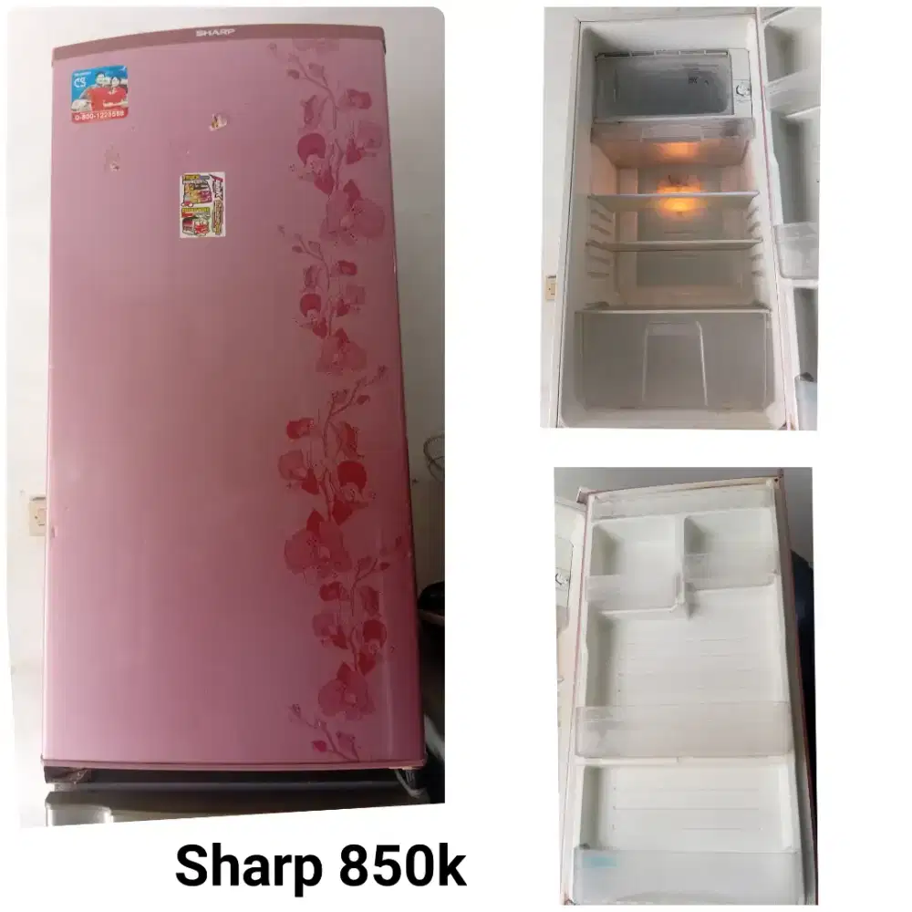 Kulkas SHARP bekas bergaransi
