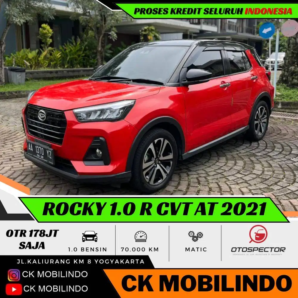 Daihatsu Rocky R Turbo CVT Matic 2021 Plat AA DP Minim Kredit Murah
