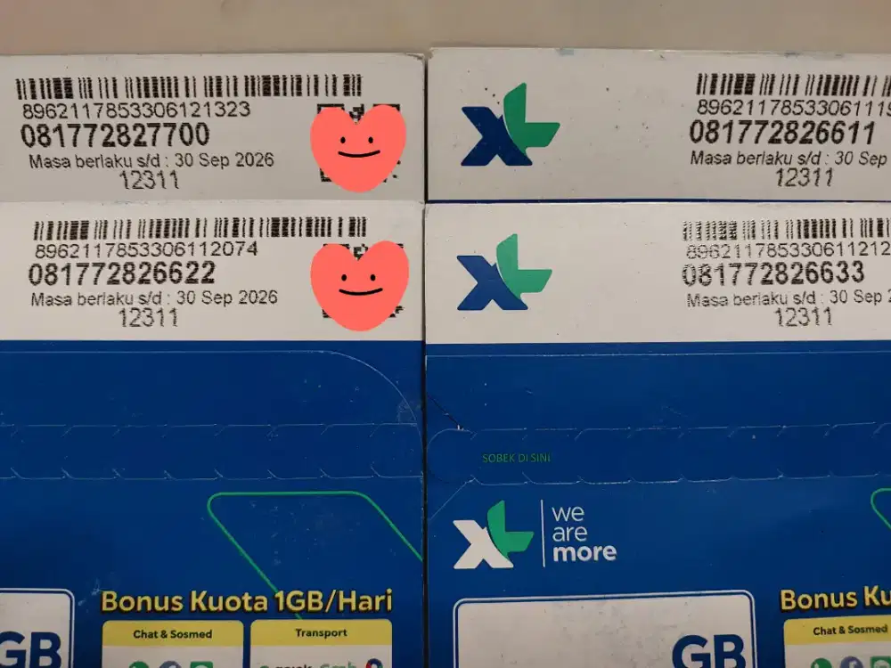 Kartu perdana nomor cantik XL nomer cantik XL