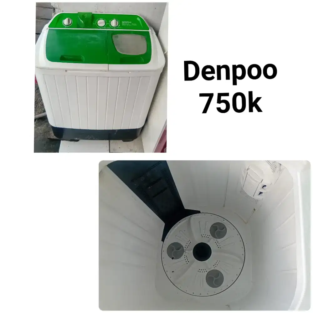 Mesin cuci denpoo bekas bergaransi