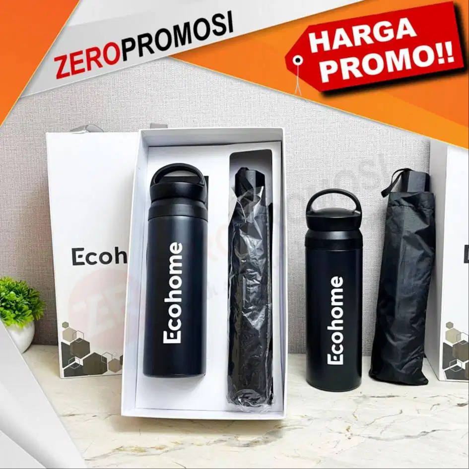 Corporate Premium Gift Set Paper Bag 2IN1 Cetak Logo