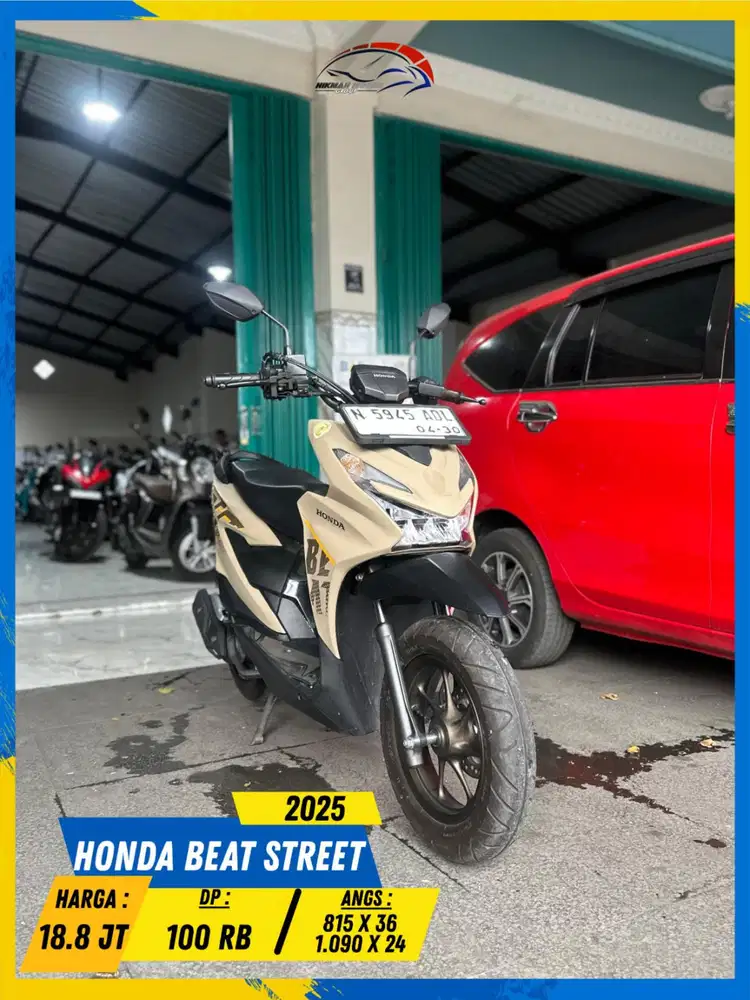 HONDA BEAT STREET 2025 LIKE NEW BOSSKU HIKMAH MOTOR KEPUH MALANG