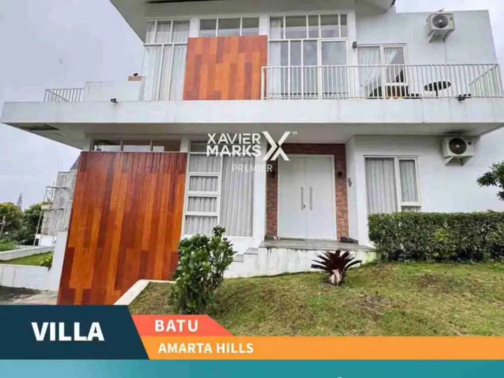 DIJUAL Villa FULL Furnish di Kawasan Eksklusif Amarta Hills, Kota Batu