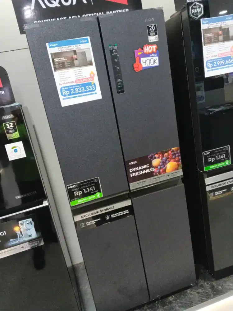 Kulkas set by set credit tanpa dp Syarat ktp asli aja