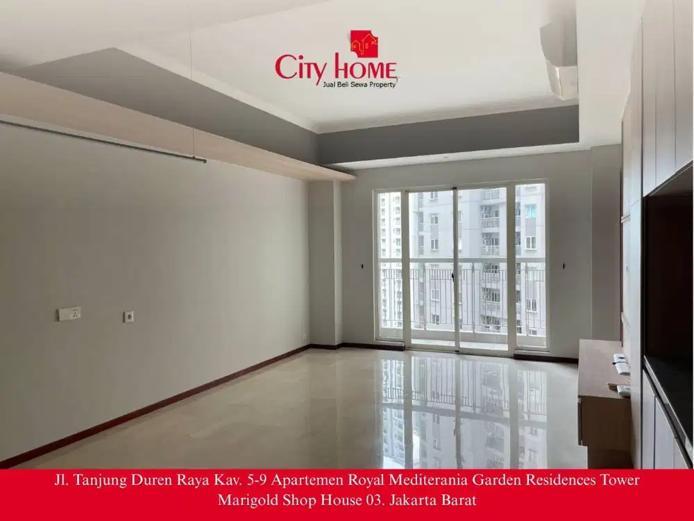 Jual Apartemen Unfurnished di Royal Mediterania Garden Residences