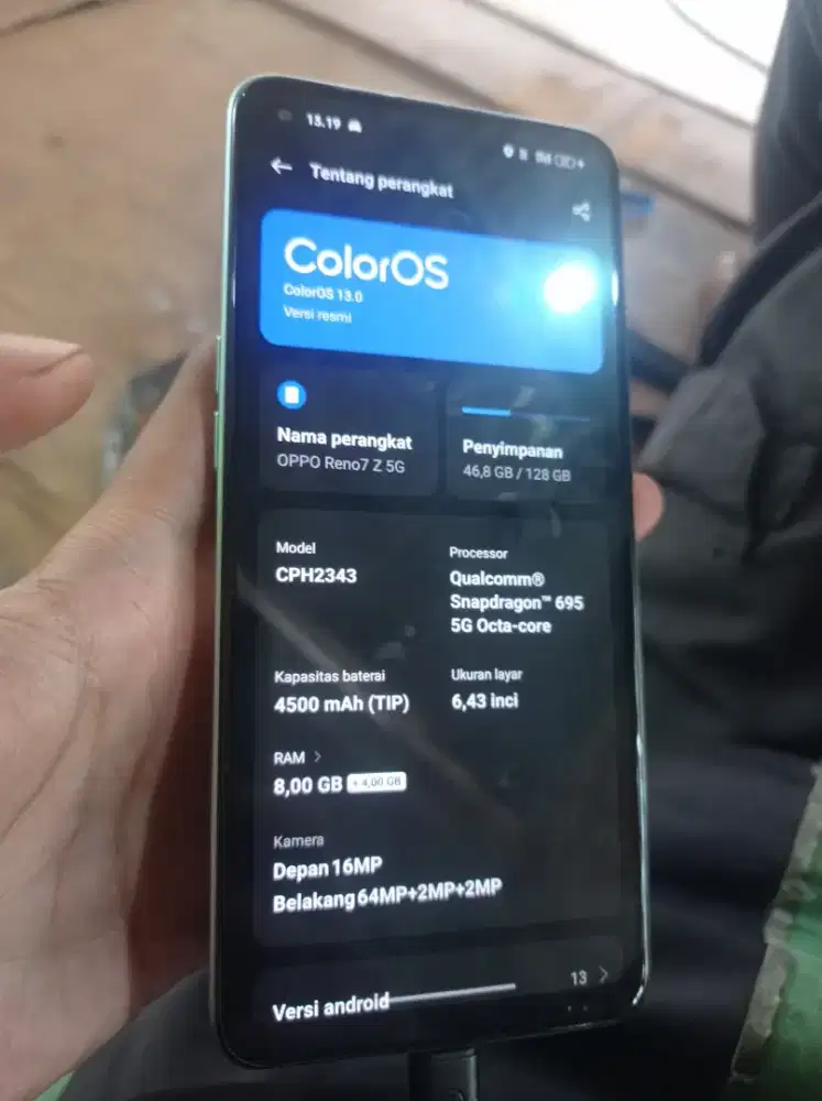 Jual OPPO RENO 7Z 8+8 128GB