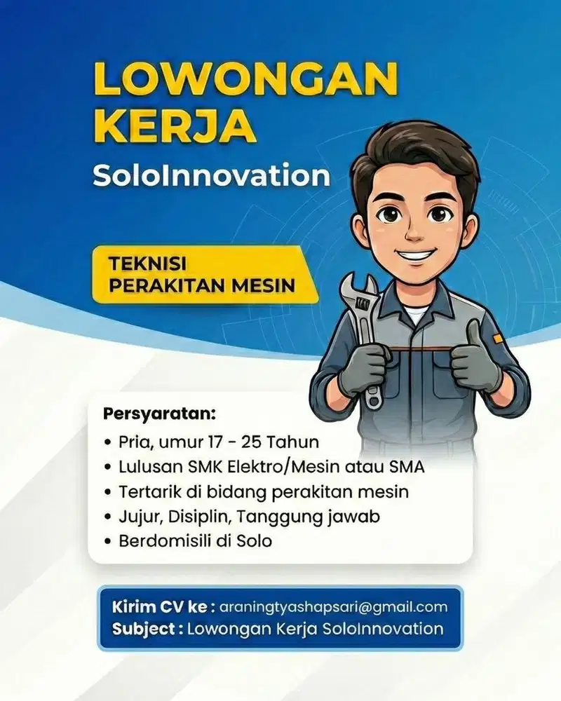 Lowongan kerja Soloinnovation