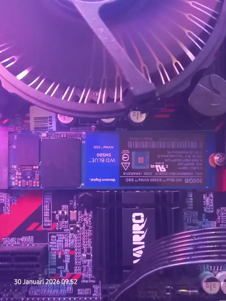 Nvme wd blue SN500 gb