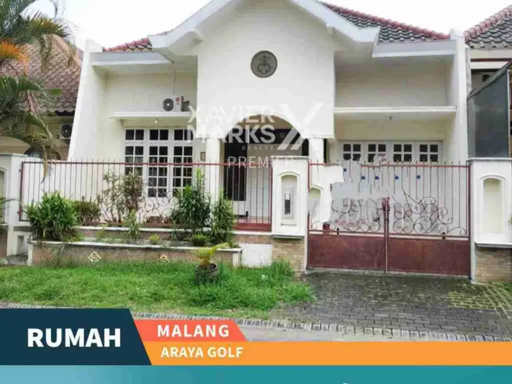 Disewakan Atau Dijual Rumah Bersih & Terawat di Telaga Golf Araya, Malang
