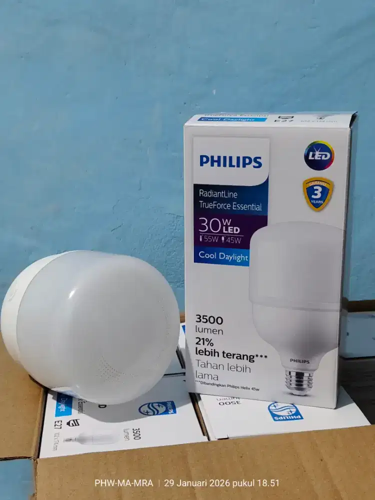Lampu LED Philips 30watt ( BELI 3 GRATIS 1 )