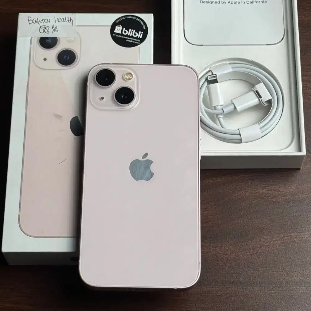 iPhone 13,128GB [ Pink ] Garansi Resmi iBox.