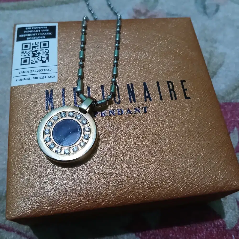 Kalung Kesehatan Millionaire Pendant (cewek) [harga nego)
