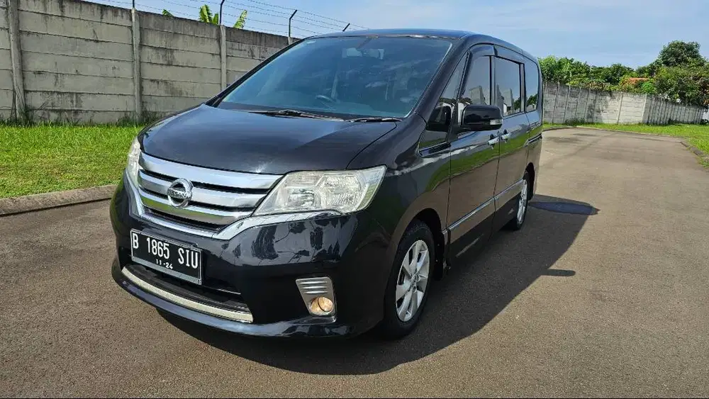 Nissan Serena HWS 2014 Hitam High Way Star No LAKA BANJIR SIAP PAKE