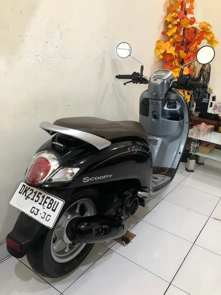 Honda Scoopy Stylish Th.2020 Hitam!!