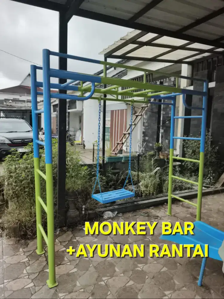 MAINAN MONKEY BAR +AYUNAN RANTAI. GRATIS ONGKIR JABODETABEK
