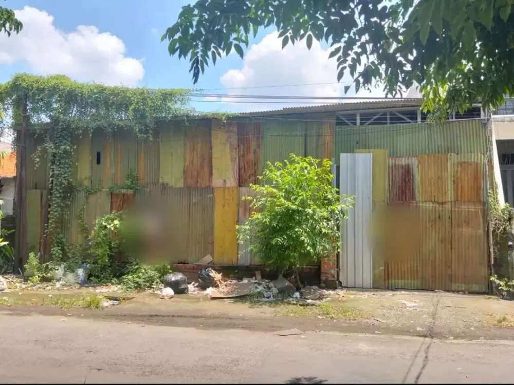 DisewakanRumah Usaha Eks Workshop Furniture Medokan Ayu (Dpn UPN) Cocok utk Gudang, cafe, workshop,cuci mobil, pujasera..