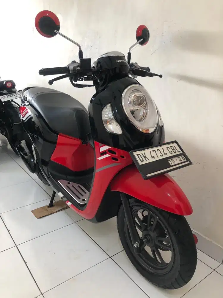 Honda Scoopy Th.2023 Merah Hitam!!