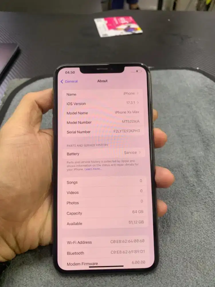 iphone xs max 64 gb inter