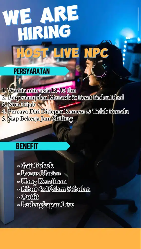 Host Live NPC dan  Dance