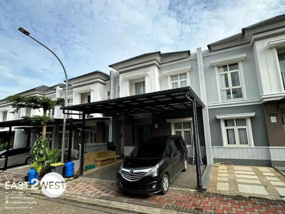 Jual Rumah Visana At The Savia Nusa Loka BSD City Tangerang Selatan Bagus Siap Huni Lokasi Strategis