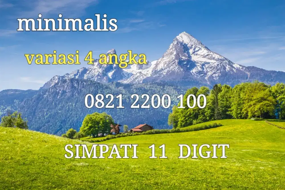 Nomor cantik simpati 11 angka