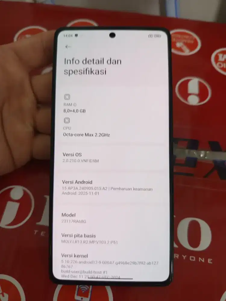 Dijual second redmi note 13pro ram 8gb + 4gb internal 256gb