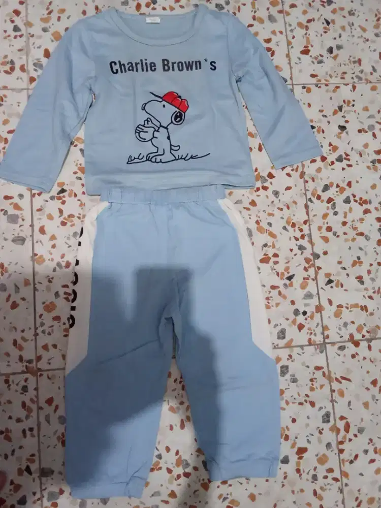 Preloved One set celana panjang anak cowo