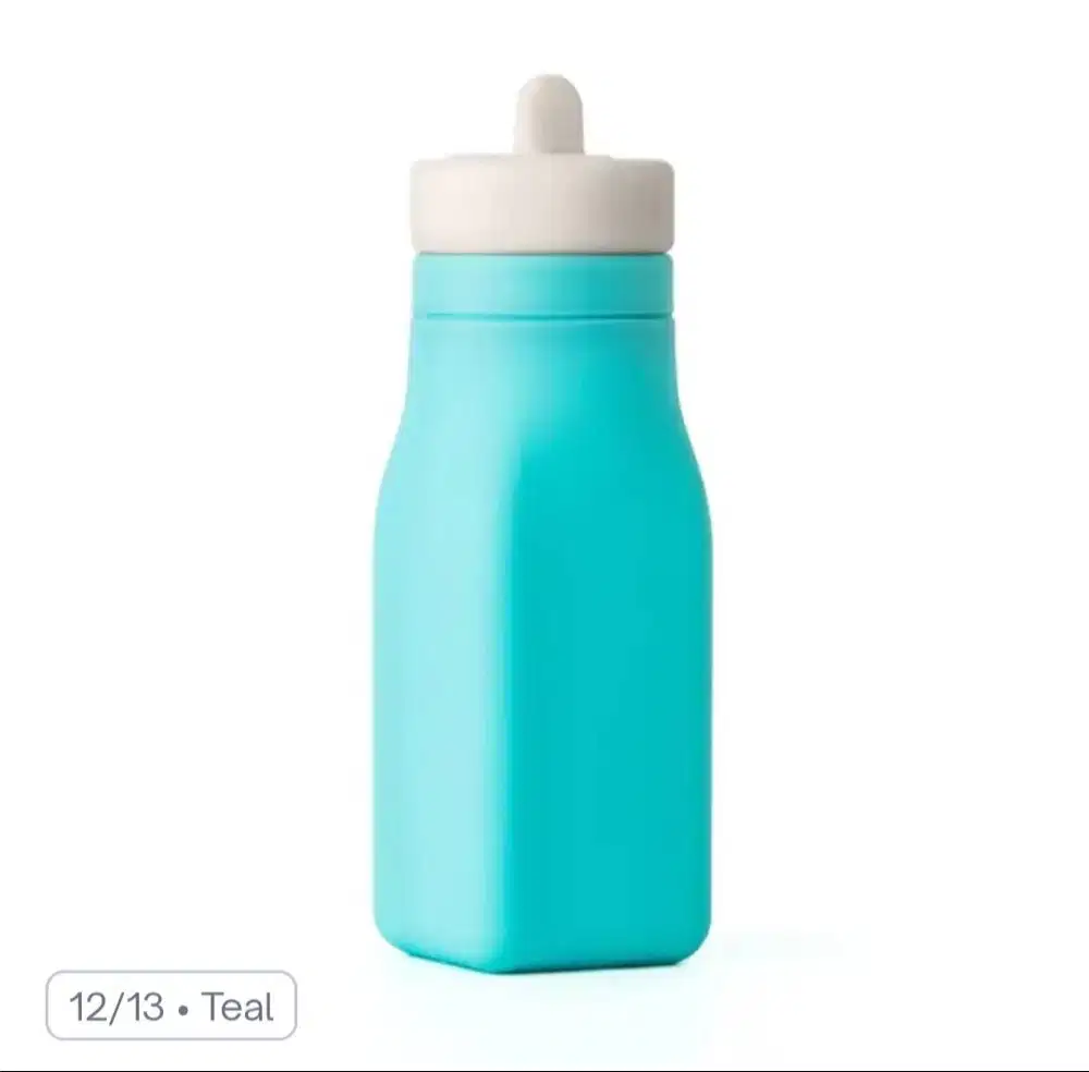 [Preloved] OMIE Silicone Water Bottel-Teal