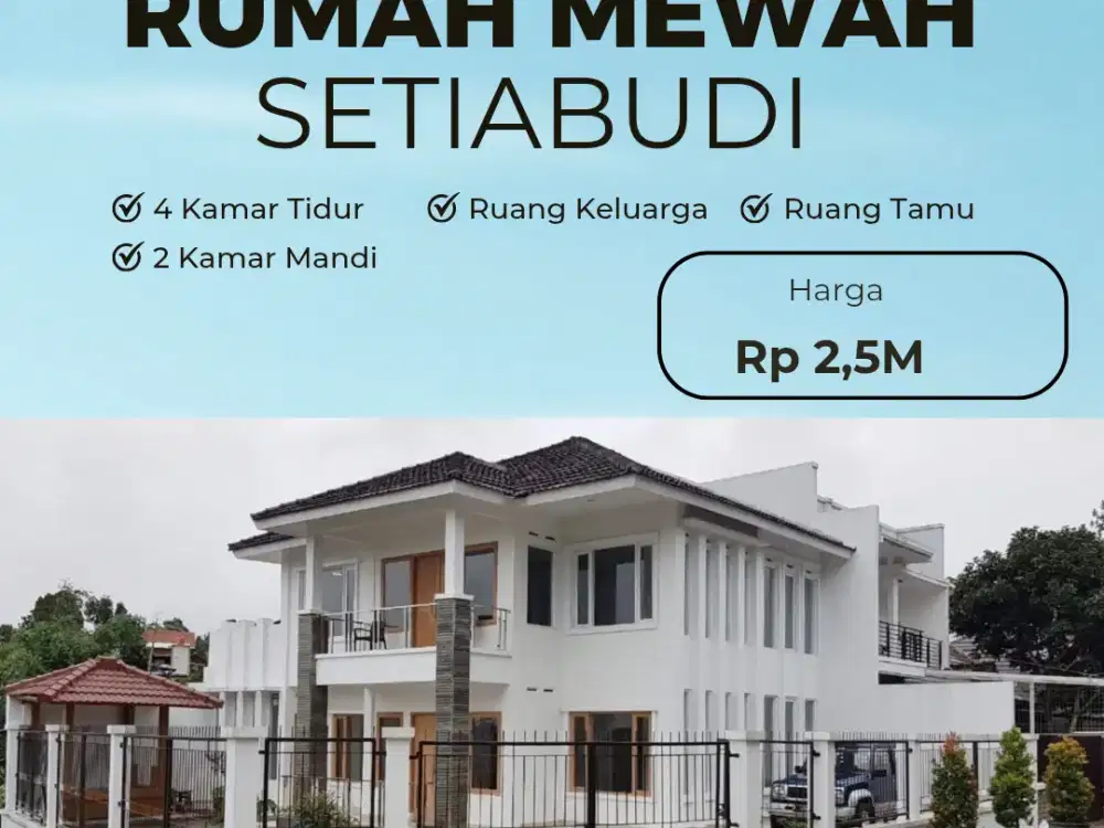 Rumah mewah di Setiabudi regency Bandung