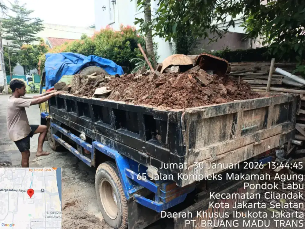 Jasa pengurugan puing dan tanah
