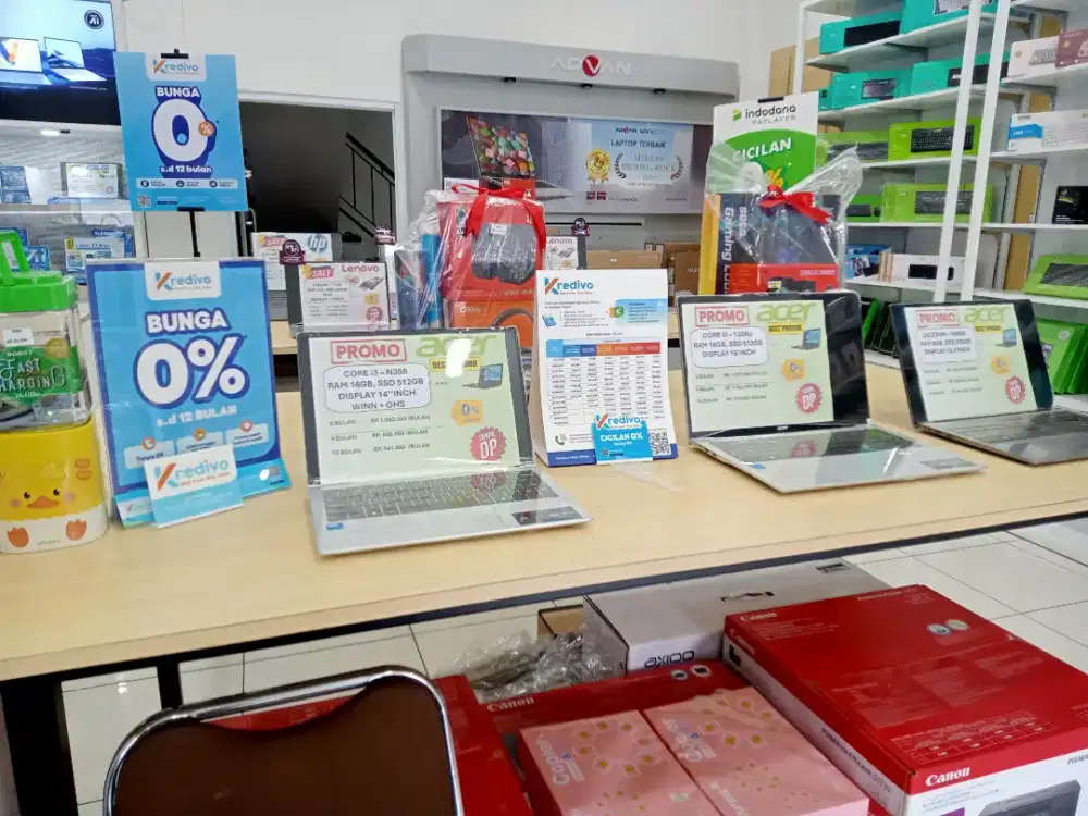 PRROMO LAPTOP BISA CICILAN SYARAT KTP FREE 2X CICILAN KEDATON LAMPUNG