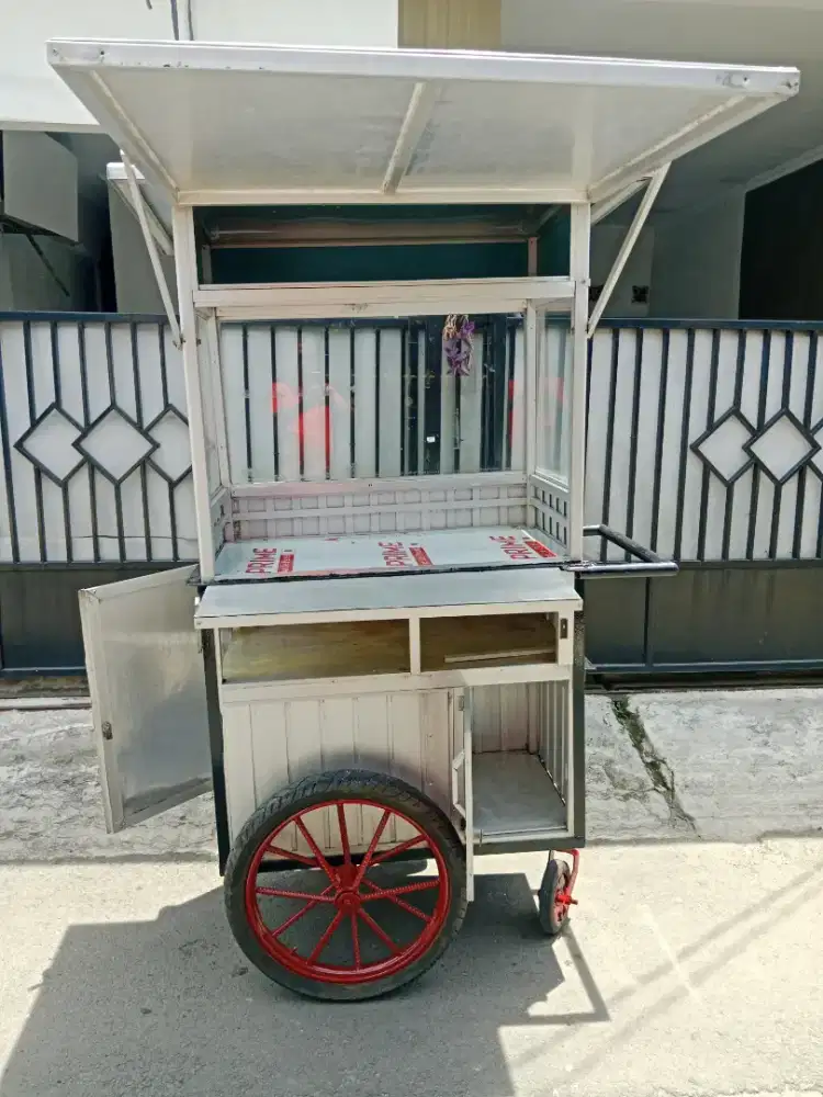 Gerobak alumunium serbaguna ( nego tipis  )