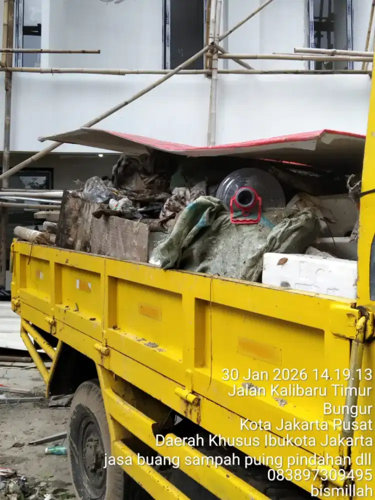 Jasa angkut puing dan buang sampah