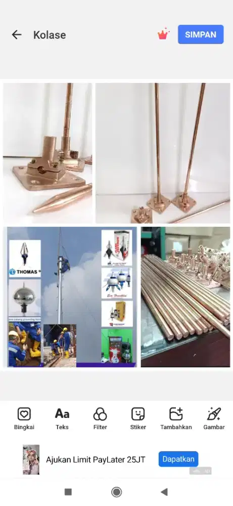 Ahli jasa pasang penangkal petir dan grounding mesin