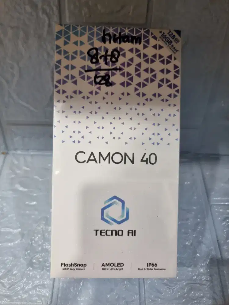 TECNO CAMON 40 8+8/128 BARU SEGEL GARANSI RESMI