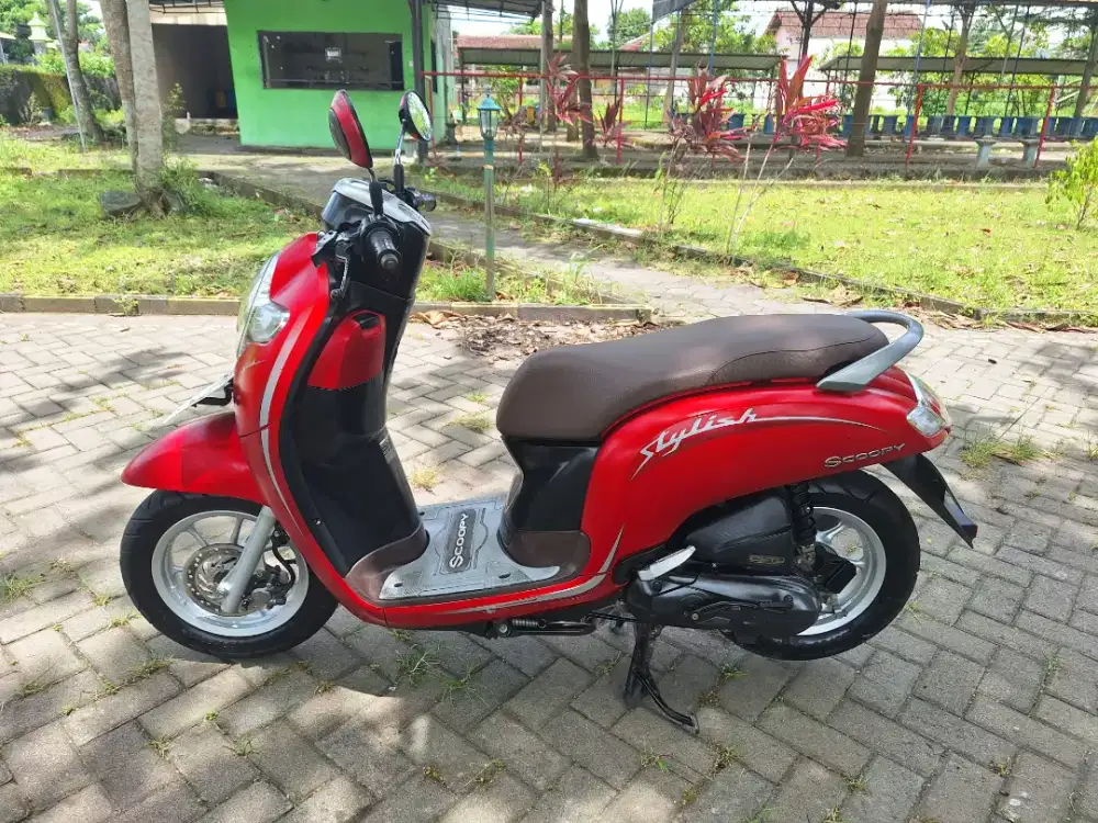Scoopy 2019 stylis habis service bisa cash/kredit syariah TERMURAH
