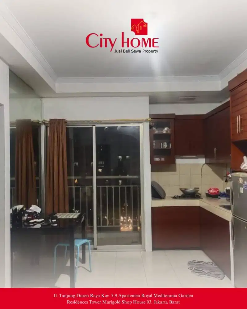 Disewakan Cepat Apartemen 3BR Furnished, Jakarta Barat