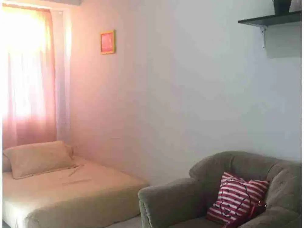 dijual murah apartement springlake summarecon bekasi type studio tower basella view swimming pool furnished