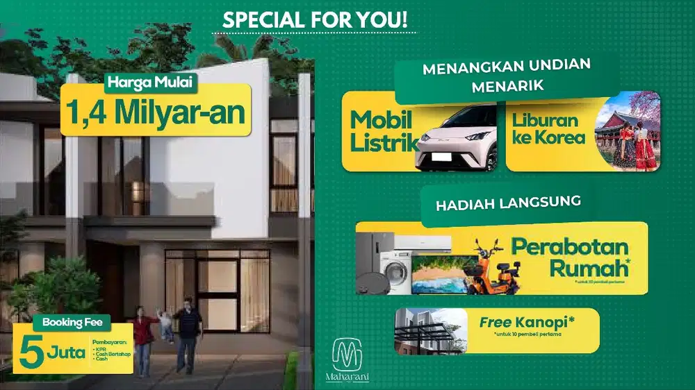 Maharani Village *Hunian Nyaman, Investasi Masa Depan*