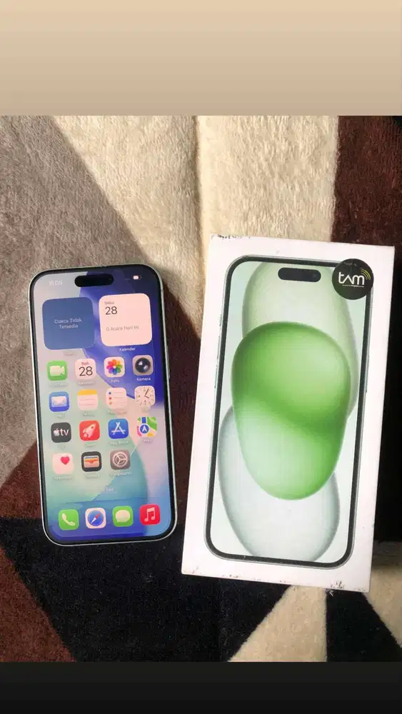 iphone 15 128 gb garansi tam ( ibox)