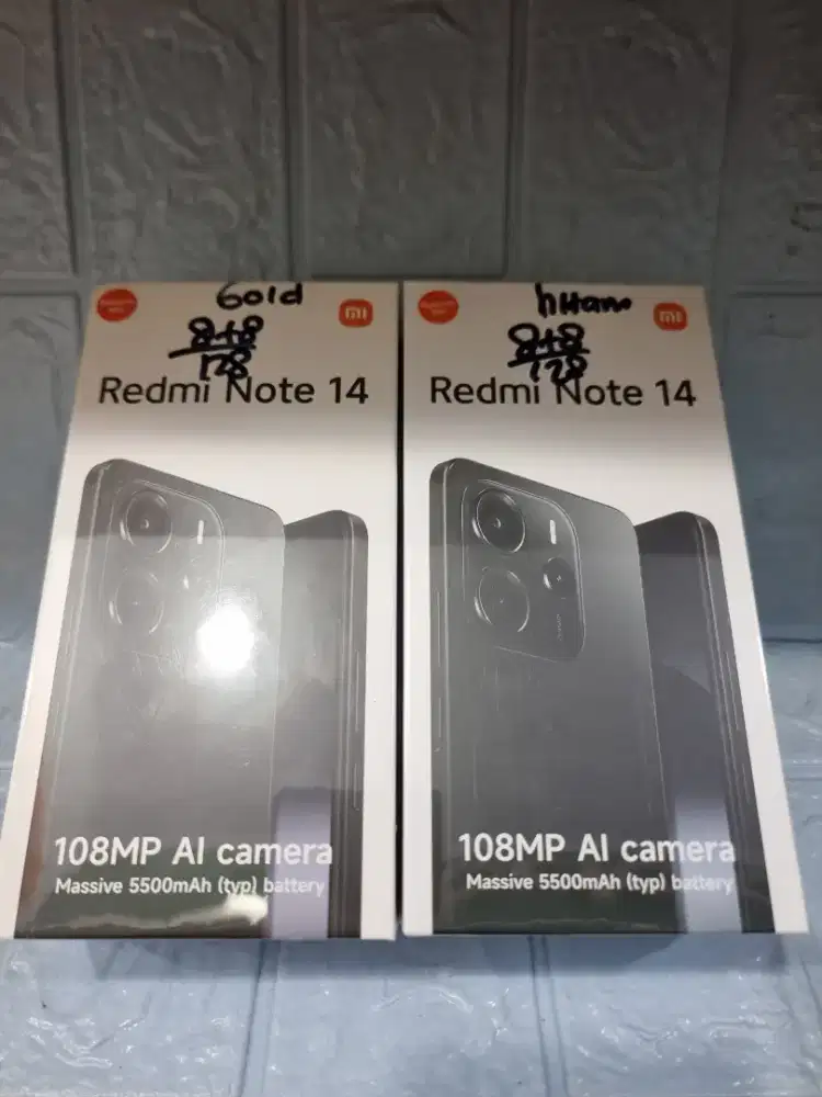 XIAOMI REDMI NOTE 14 8+8/128 BARU SEGEL RESMI