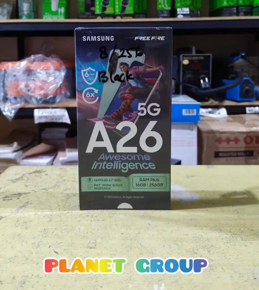 Samsung A26 5G up to 16/256GB jaminan garansi resmi 12 bulan