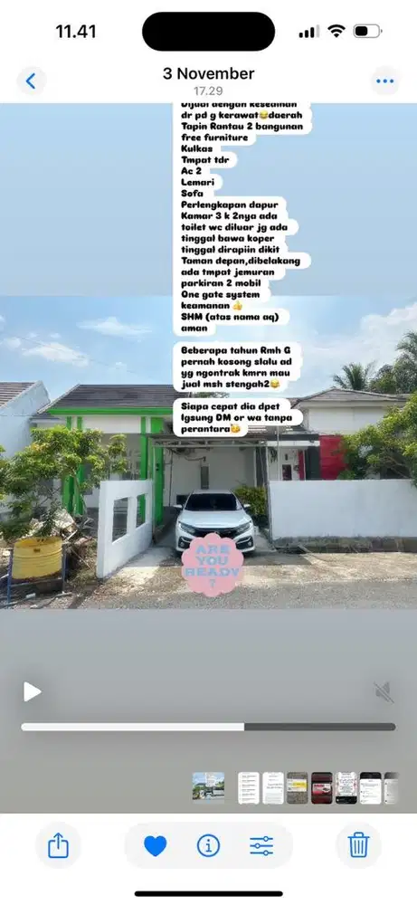 Rumah dijual keamanan 24 jam free furniture